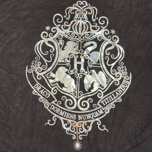 Harry Potter Black Womens Soft Crewneck Sweatshirts Size Small - Picture 2 of 9